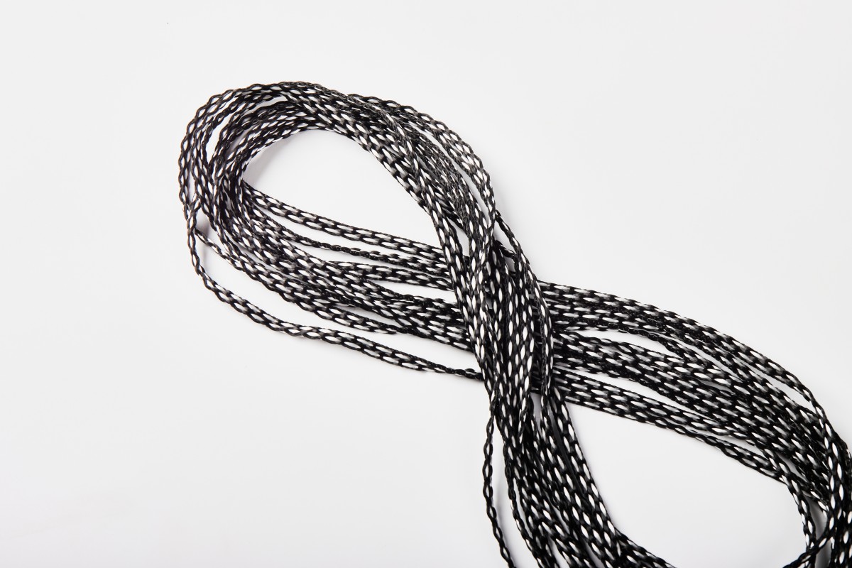 Black-and-White Patterned Rope